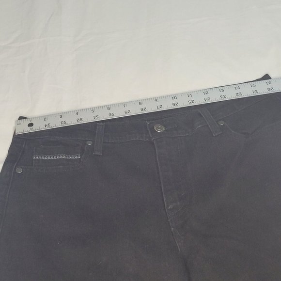Levi's 505 Jeans Pants Straight Leg Black Size 12 Measures 32x30.5‎ Womens - Picture 7 of 10